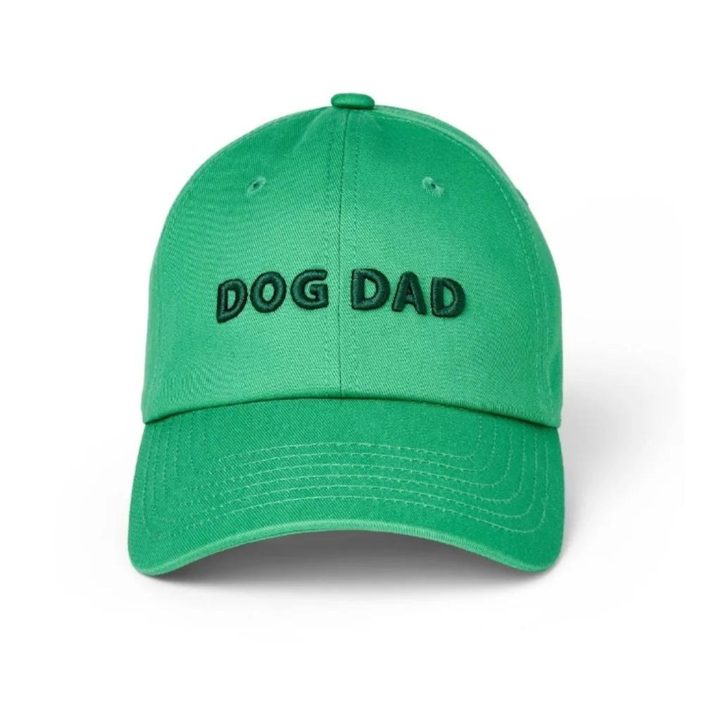 Dog Dad Baseball Cap The Cuddle Collab‎ Green Adjustable New With Tags